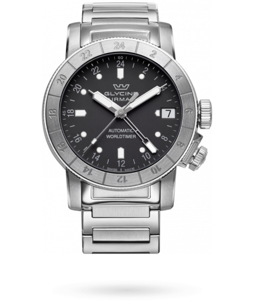 Glycine airman discount gmt automatic watch