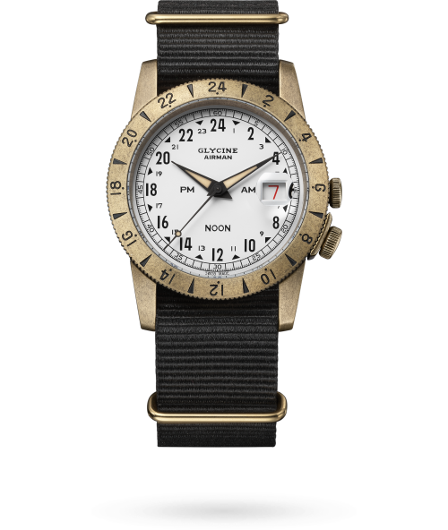 Glycine GL0378 - Airman Vintage Noon PURIST 40