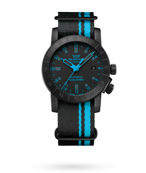 Glycine airman black sale